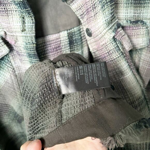 Free People Anneli Plaid Oversized Shirt Jacket - Picture 5 of 6